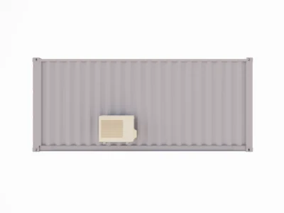 SALLE DE PAUSE AVEC KITCHENETTE 13 M² EN CONTAINER 20 PIEDS