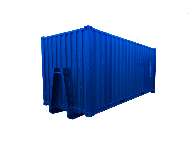 CONTAINER MARITIME 20 PIEDS SUR BERCE AMPLIROLL