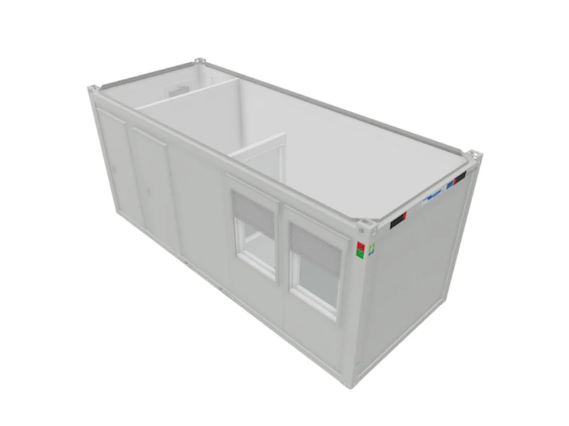 BUNGALOW BUREAU AVEC WC SÉPARÉ 14,7 M²  20 PIEDS