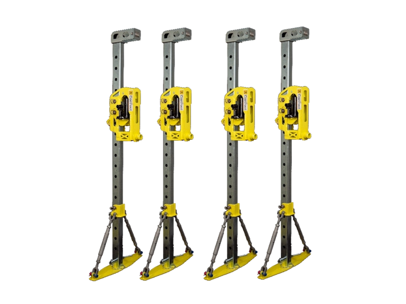 JEU DE 4 BÉQUILLES POUR LEVAGE ET MISE AU SOL DES CONTAINERS