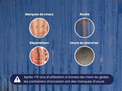 Container maritime 20 Pieds DRY DERNIER VOYAGE