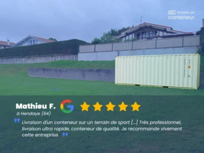 Container maritime 20 Pieds DRY PREMIER VOYAGE