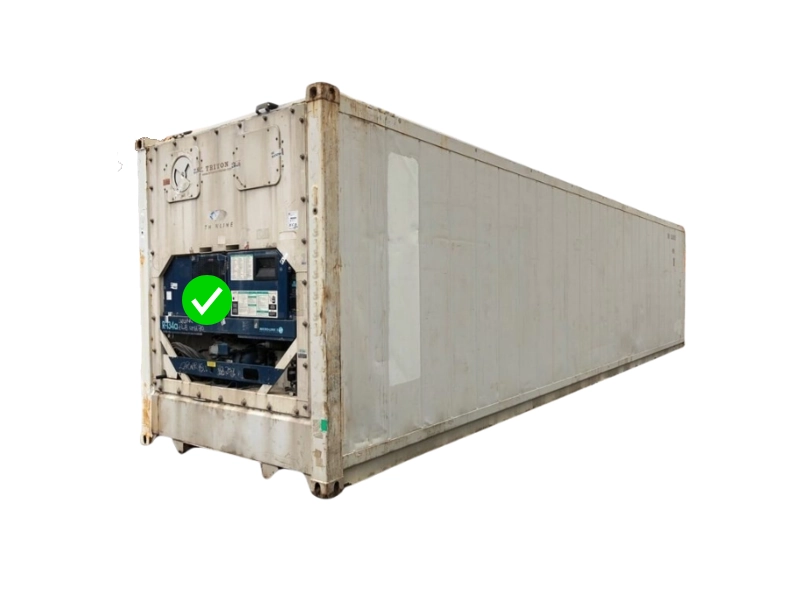 CONTAINER MARITIME FRIGORIFIQUE D’OCCASION 40 PIEDS HIGH CUBE