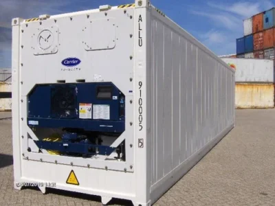 CONTAINER MARITIME FRIGORIFIQUE D’OCCASION AMÉNAGÉ EN CHAMBRE FROIDE