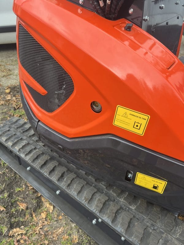 Mini Pelle Rotative Baimse 2500 kg, Moteur 3 Cylindres Kubota D1105