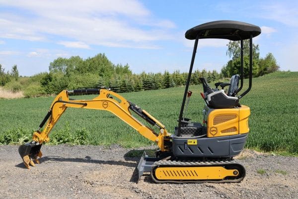 Mini-pelle APS OKW17 avec bras de torsion